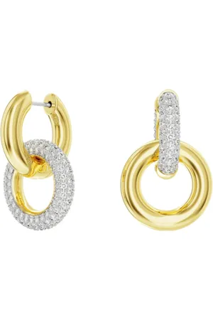 Swarovski Dextera Goldfarbene Ohrringe 5668818 für Damen - One Size