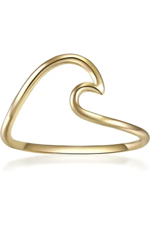 Glanzstücke Silberring Ring Sterling Silber Gelbgold für Damen - 50