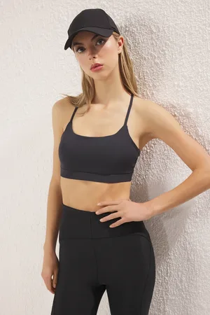 Trendyol Anthrazitfarbener Sport-bh Mit Tauch-/tauchbeschichtung für Damen - XL