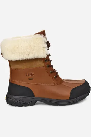 UGG ® Butte für Herren | Winter-Boots auf in Brown, Größe 41, Veloursleder