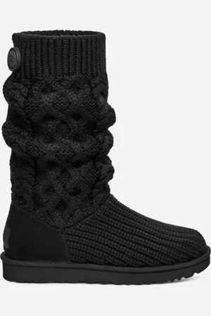 UGG ® Classic Cardi Boot mit Zopfmuster für Damen in , Größe 43, Leder