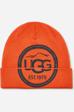 UGG ® Beanie mit Berglogo für Herren in , Größe O/S, Wolle