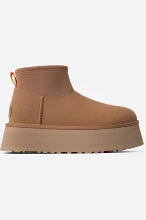 UGG ® Classic Mini Dipper Boot für Damen | ® EU in Brown, Größe 36, Veloursleder
