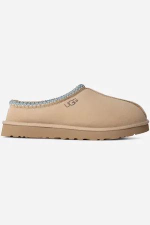 UGG ® Tasman für Herren | Lässige Hausschuhe auf in Beige, Größe 42, Veloursleder