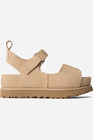 UGG ® Goldenstar Hi für Damen in Beige, Größe 38, Veloursleder