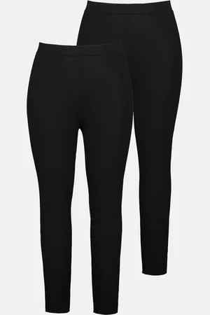STUDIO UNTOLD Große Größen Leggings Doppelpack, Damen, , Größe: 42/44, Baumwolle