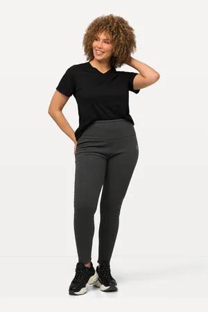 Ulla Popken Große Größen Leggings, Damen, , Größe: 42/44, Polyester/Baumwolle