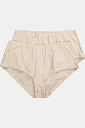 Ulla Popken Große Größen Midislips, Damen, , Größe: 42/44, Baumwolle/Synthetische Fasern