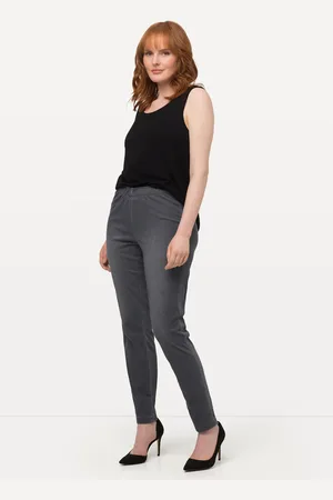 Ulla Popken Große Größen Jeggings Sienna, Damen, , Größe: 42, Baumwolle/Polyester/Elasthan