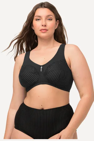 Ulla Popken Große Größen Entlastungs-BH, Damen, , Größe: 100C, Synthetische Fasern/Baumwolle