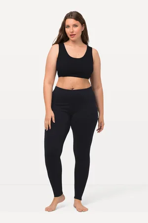 Ulla Popken Große Größen Leggings, Damen, , Größe: 42/44, Baumwolle