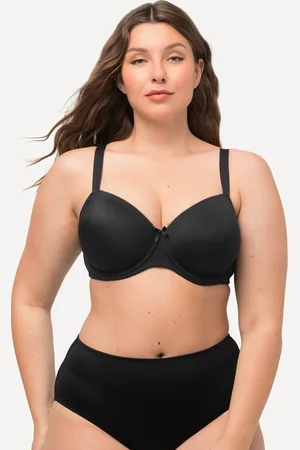 Ulla Popken Große Größen Bügel-BH, Damen, , Größe: 100B, Synthetische Fasern/Elasthan