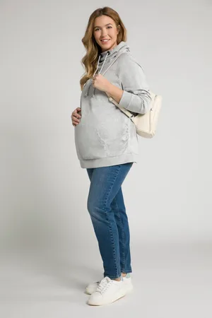 Ulla Popken Große Größen Bellieva-Sweatshirt, Damen, , Größe: 46/48, Baumwolle