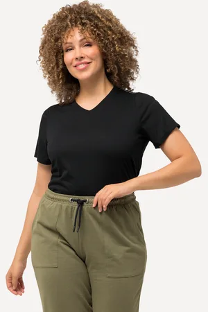 Ulla Popken Große Größen Funktionsshirt, Damen, , Größe: 42/44, Polyester/Viskose
