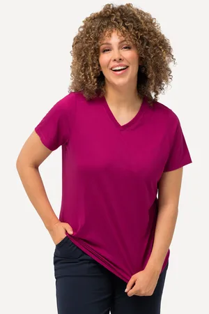 Ulla Popken Große Größen Funktionsshirt, Damen, , Größe: 42/44, Polyester/Viskose