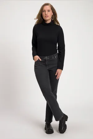 Ulla Popken Große Größen Bootcut-Jeans Marie, Damen, , Größe: 44, Baumwolle