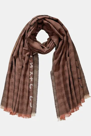 Ulla Popken Große Größen Schal, Damen, , Größe: One Size, Polyester/Viskose