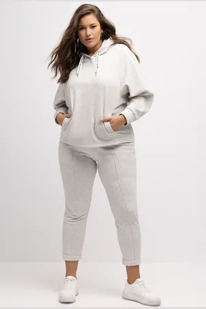 Ulla Popken Große Größen Hoodie, Damen, , Größe: 42/44, Baumwolle/Polyester
