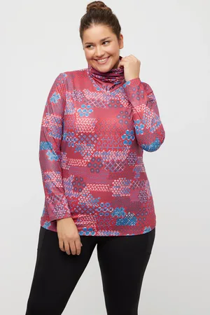 Ulla Popken Große Größen Skishirt, Damen, , Größe: 42/44, Polyester