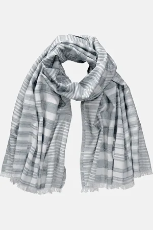 Ulla Popken Große Größen Schal, Damen, , Größe: One Size, Baumwolle