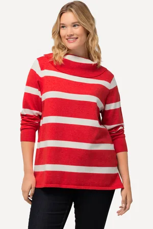 Ulla Popken Große Größen Rollkragen-Pullover, Damen, , Größe: 42/44, Viskose/Polyester/Synthetische Fasern