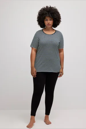Ulla Popken Große Größen Pyjamashirt, Damen, , Größe: 42/44, Baumwolle