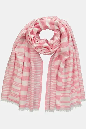 Ulla Popken Große Größen Schal, Damen, , Größe: One Size, Baumwolle