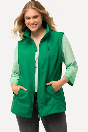 Ulla Popken Große Größen Softshellweste, Damen, , Größe: 42/44, Polyester