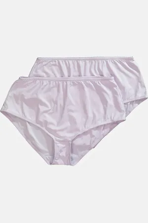 Ulla Popken Große Größen Midislips, Damen, , Größe: 42/44, Baumwolle/Synthetische Fasern