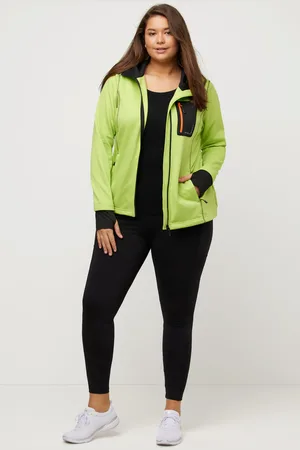 Ulla Popken Große Größen HYPRAR Sweatjacke, Damen, , Größe: 42/44, Polyester