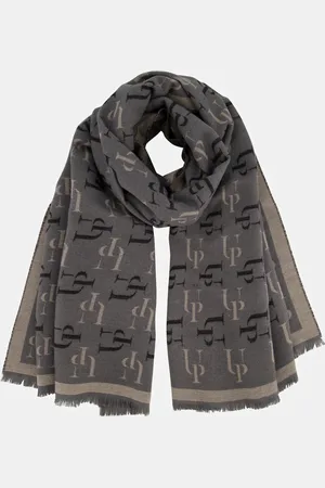 Ulla Popken Große Größen Schal, Damen, , Größe: One Size, Polyester/Viskose