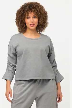 Ulla Popken Große Größen Sweatshirt, Damen, , Größe: 42/44, Baumwolle