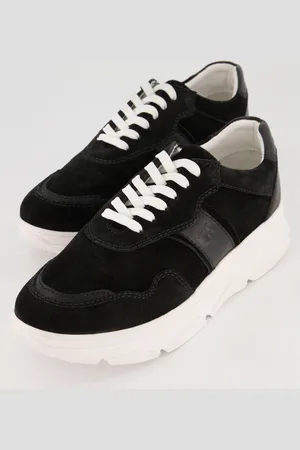 Ulla Popken Leder-Sneaker, Damen, , Größe: 39, Leder