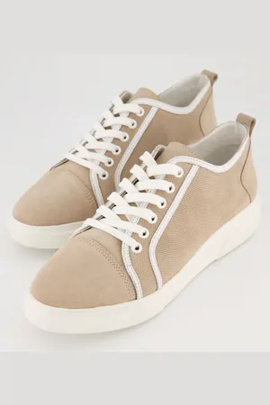 Ulla Popken Veloursleder-Sneaker, Damen, , Größe: 38, Sonstige/Wolle/Polyester