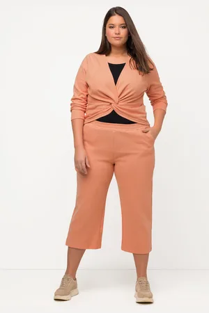 Ulla Popken Große Größen Sweat-Culotte, Damen, , Größe: 42/44, Baumwolle