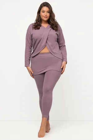 Ulla Popken Große Größen Yoga-Leggings mit Rock, Damen, , Größe: 46/48, Baumwolle