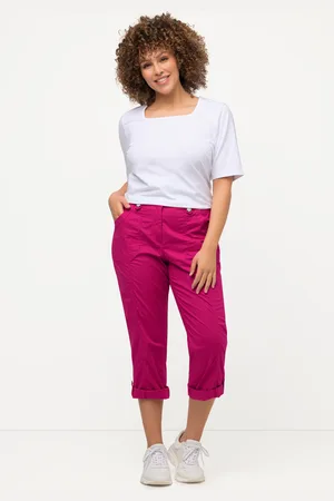 Ulla Popken Große Größen 7/8-Cargohose, Damen, , Größe: 48, Baumwolle