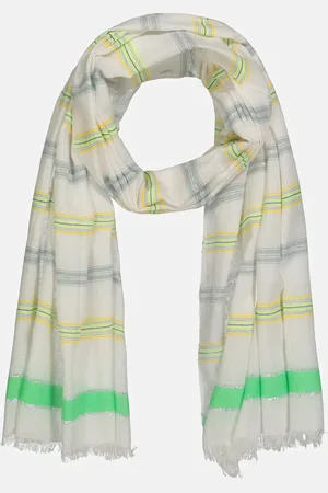 Ulla Popken Große Größen Schal, Damen, , Größe: One Size, Baumwolle/Synthetische Fasern