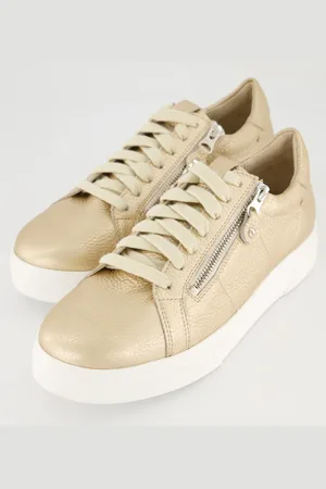 Ulla Popken Vitaform Leder-Sneaker, Damen, , Größe: 39, Leder/Sonstige
