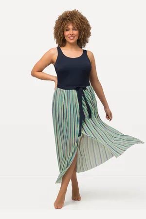 Ulla Popken Große Größen Wickelrock, Damen, , Größe: 1=42-48, Polyester/Elasthan