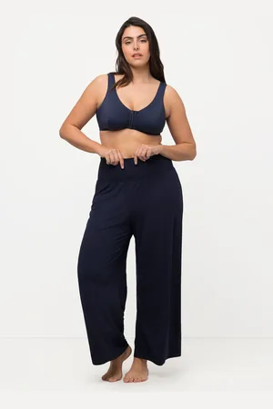 Ulla Popken Große Größen Marlenehose, Damen, , Größe: 42/44, Viskose