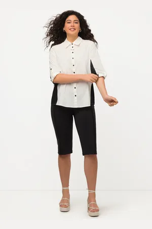 Ulla Popken Große Größen Radlerhose, Damen, , Größe: 54/56, Polyester/Elasthan