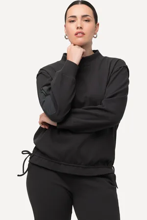 Ulla Popken Große Größen Sweatshirt, Damen, , Größe: 42/44, Baumwolle/Viskose