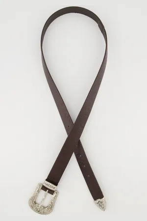 Ulla Popken Große Größen Ledergürtel, Damen, , Größe: 115, Leder