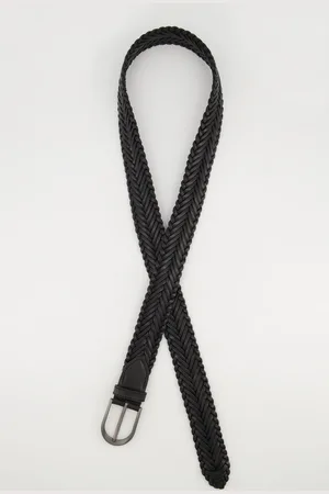 Ulla Popken Große Größen Ledergürtel, Damen, , Größe: 95, Leder