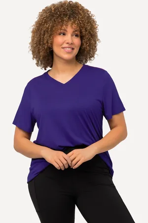Ulla Popken Große Größen Funktionsshirt, Damen, , Größe: 42/44, Polyester/Viskose