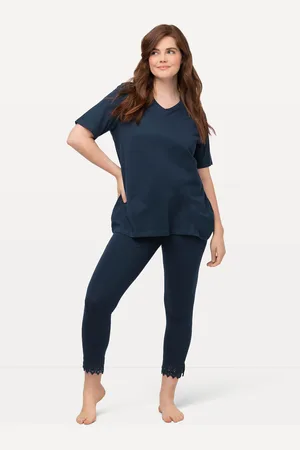 Ulla Popken Große Größen 7/8-Leggings, Damen, , Größe: 42/44, Baumwolle