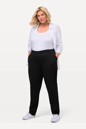 Ulla Popken Große Größen Chino Rena, Damen, , Größe: 42, Baumwolle