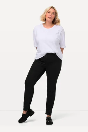 Ulla Popken Große Größen Jeggings Denim, Damen, , Größe: 42, Baumwolle/Polyester