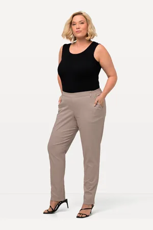 Ulla Popken Große Größen Chino Rena, Damen, , Größe: 42, Baumwolle